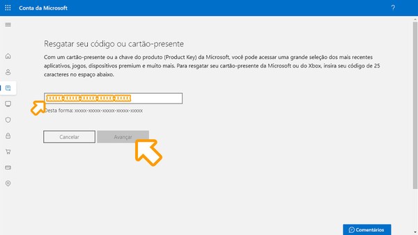 resgatar código xbox
