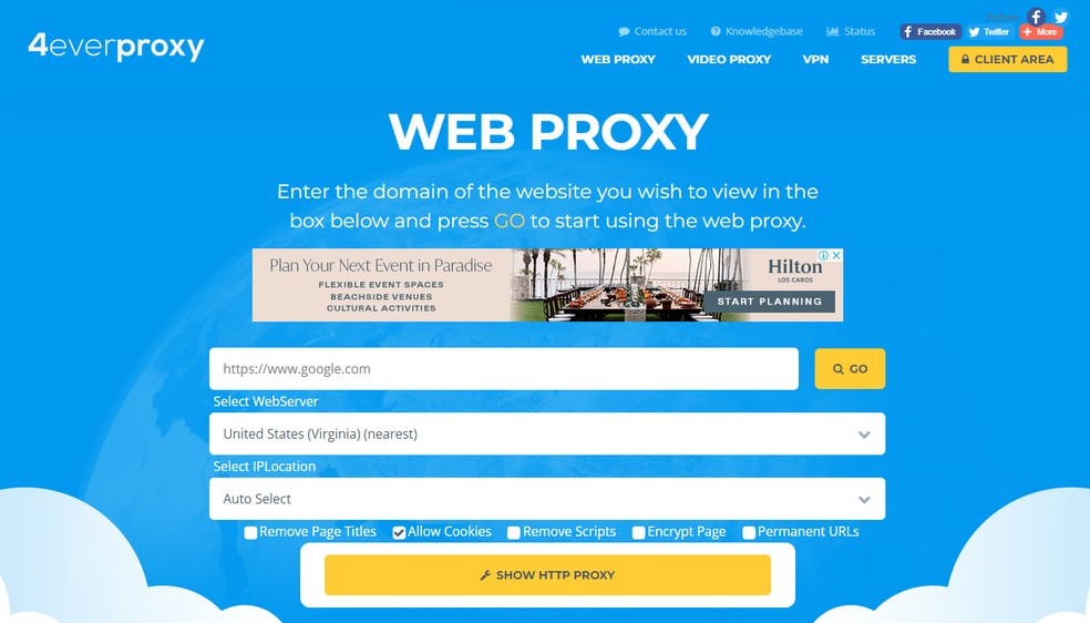 proxy gratuito rápido