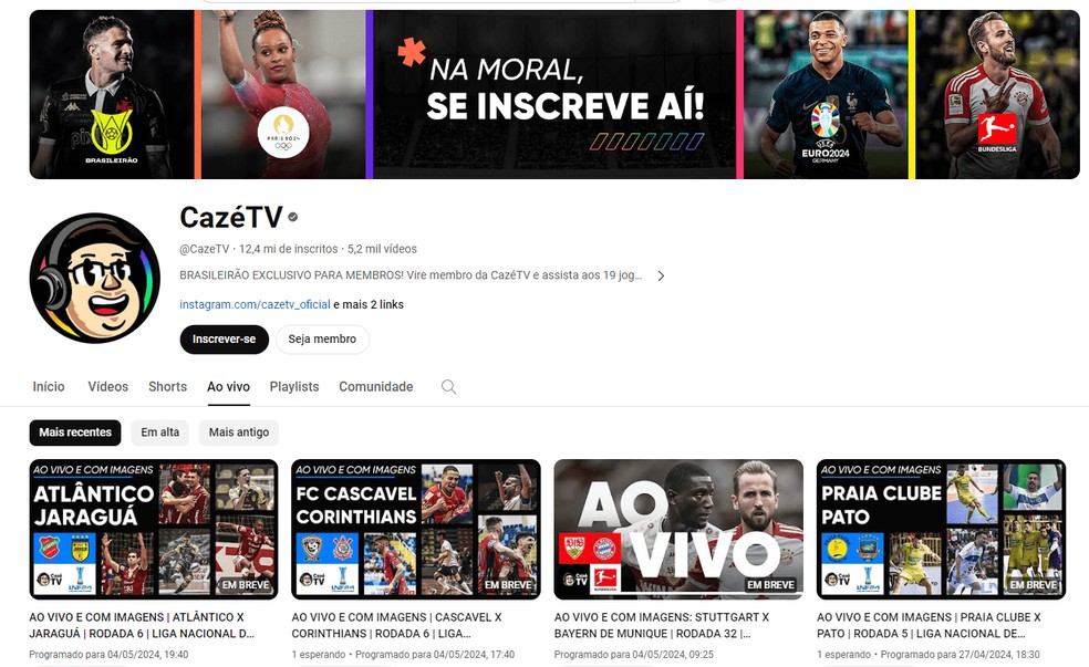 assistir futebol online grátis