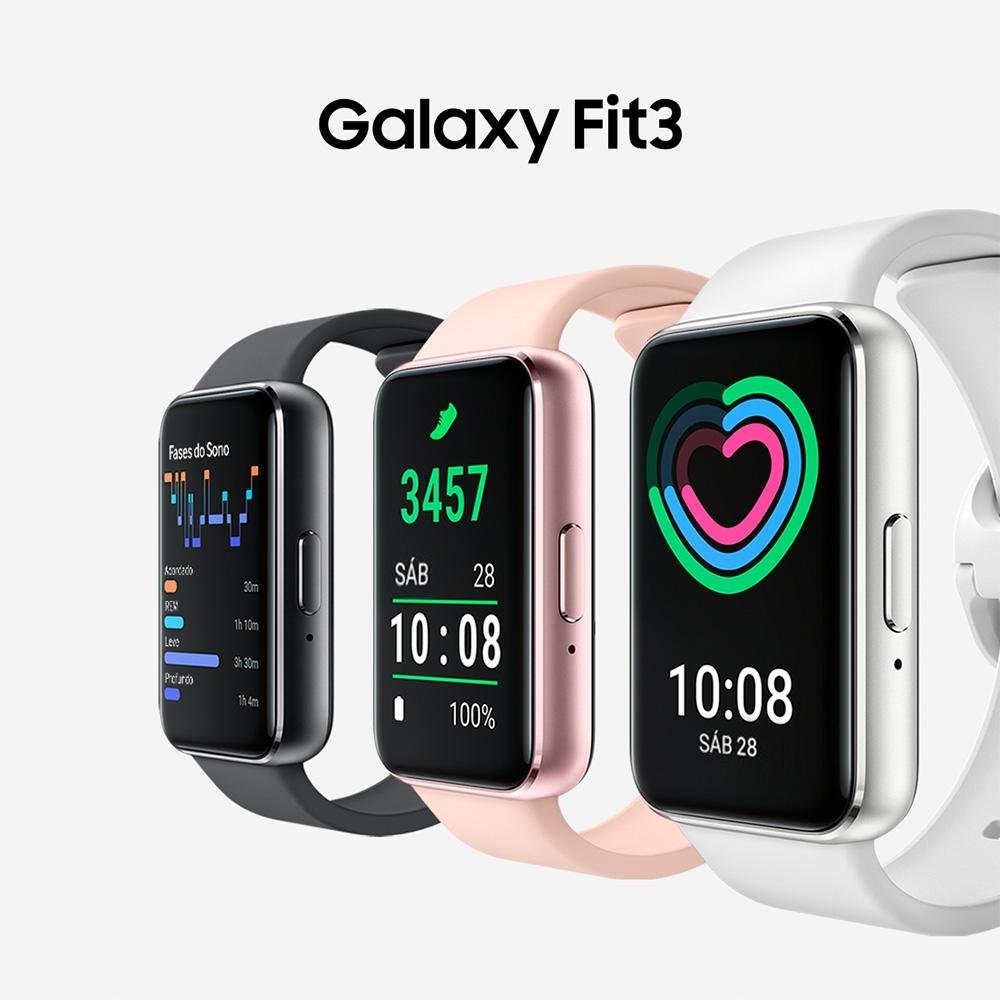 Opções de cores do Samsung Galaxy Fit3