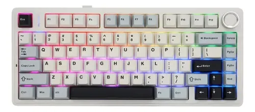 Teclado AULA F75 com knob