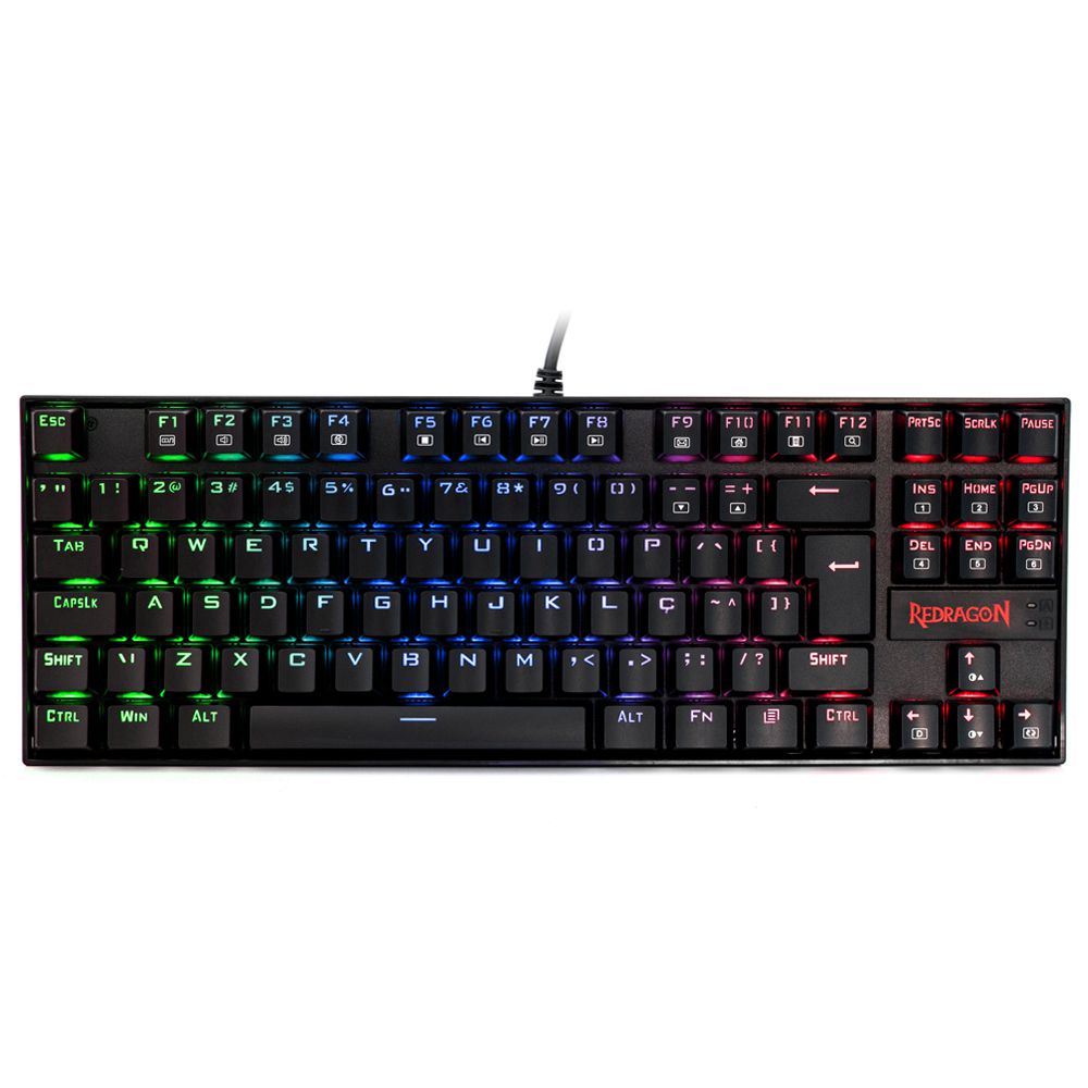 Teclado Mecânico Gamer Redragon Kumara K552 RGB