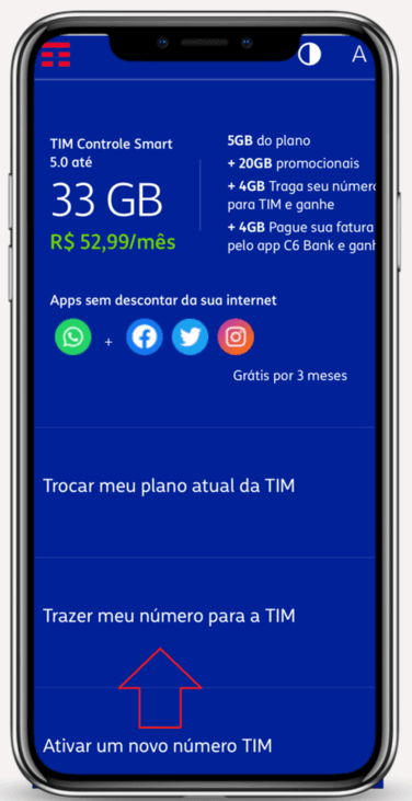 tim portabilidade telefone