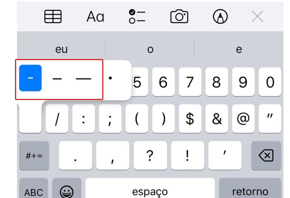melhores formas de digitar travessão no teclado