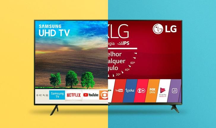 qual tv comprar lg ou samsung