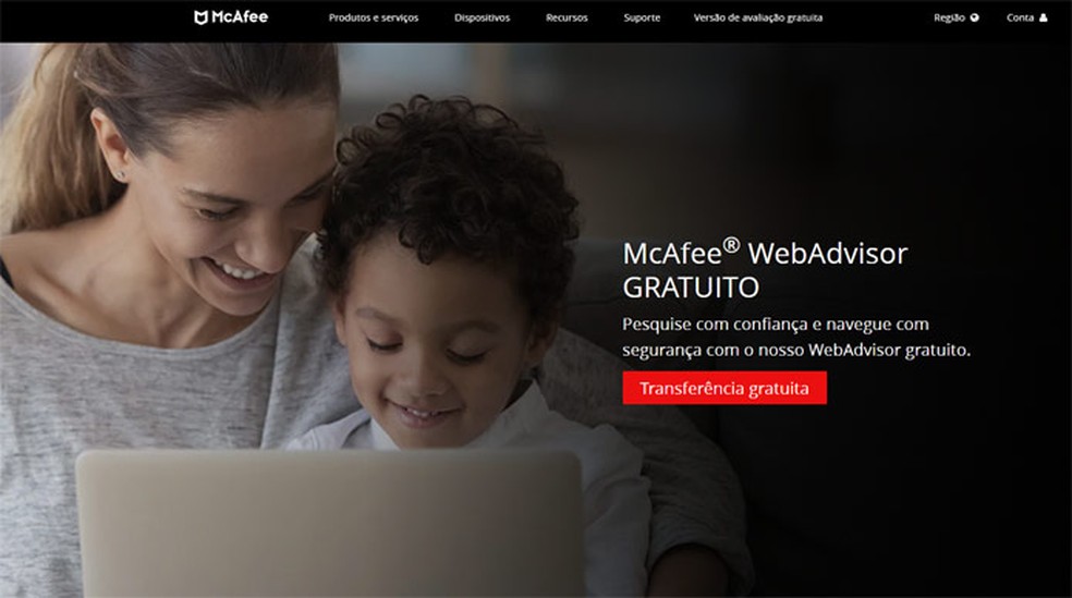 para que serve McAfee WebAdvisor