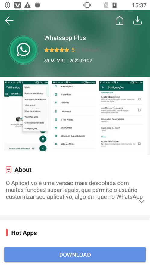 WhatsApp modificado