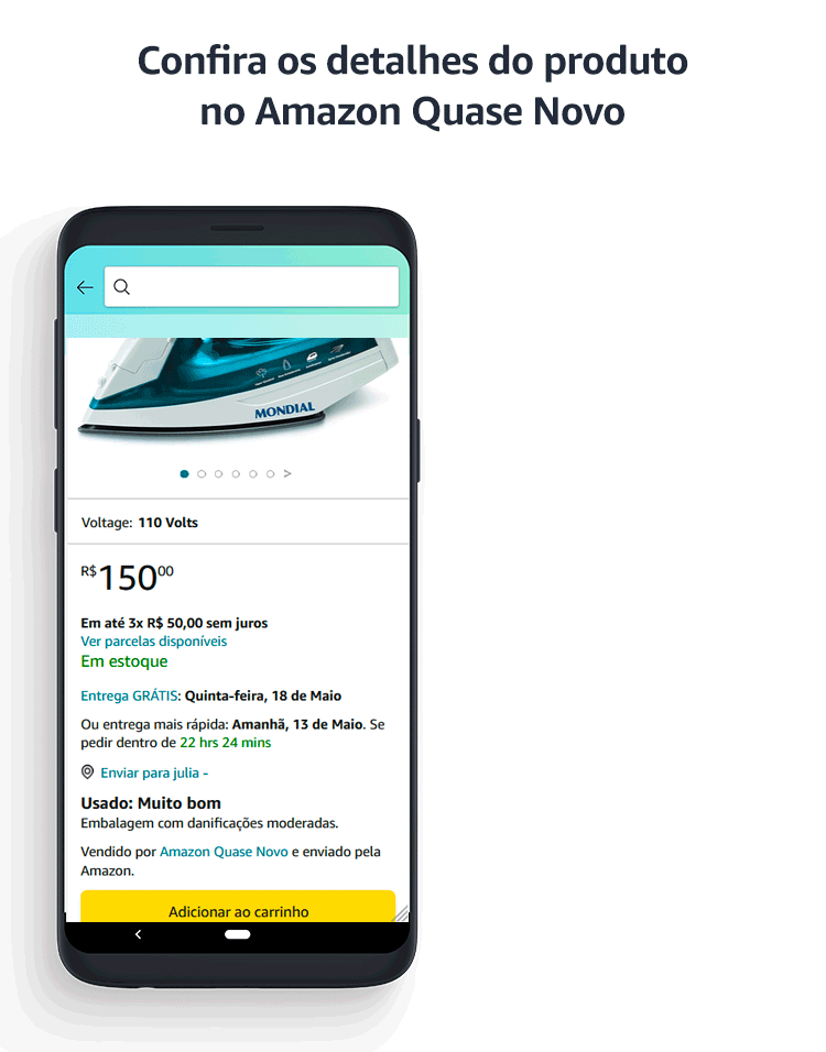 produtos recondicionados amazon