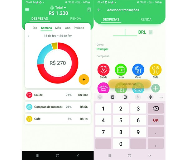 aplicativo de controle financeiro