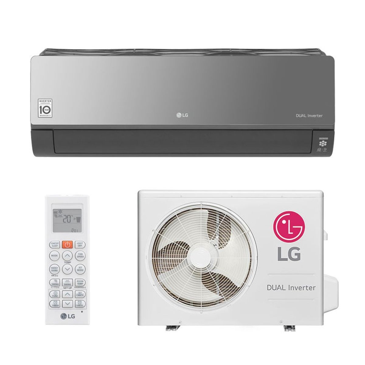 Ar condicionado LG 12000 BTUs Inverter Quente Frio