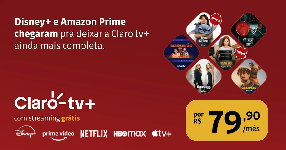 Claro TV pré-pago canais