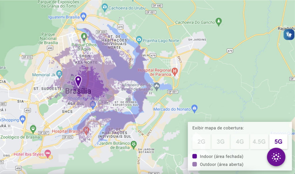 como saber se meu celular pega 5g vivo