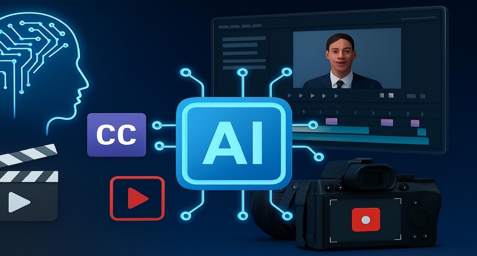 editor de vídeo inteligência artificial