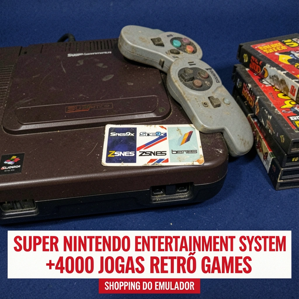 Logos dos emuladores Snes9x, ZSNES e bsnes alinhados lado a lado.