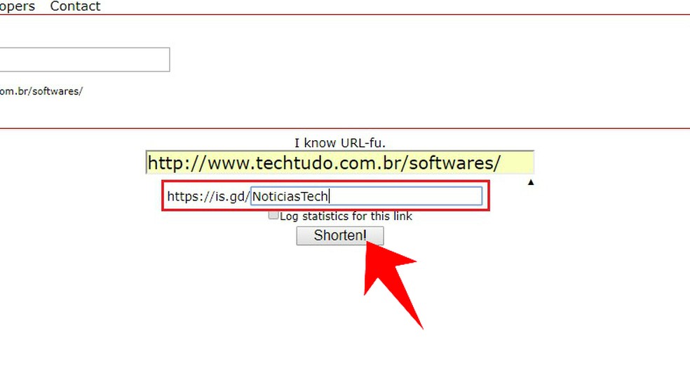 encurtador de URL gratuito