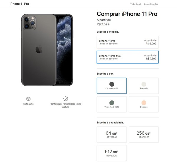 iphone 11 especificações completas