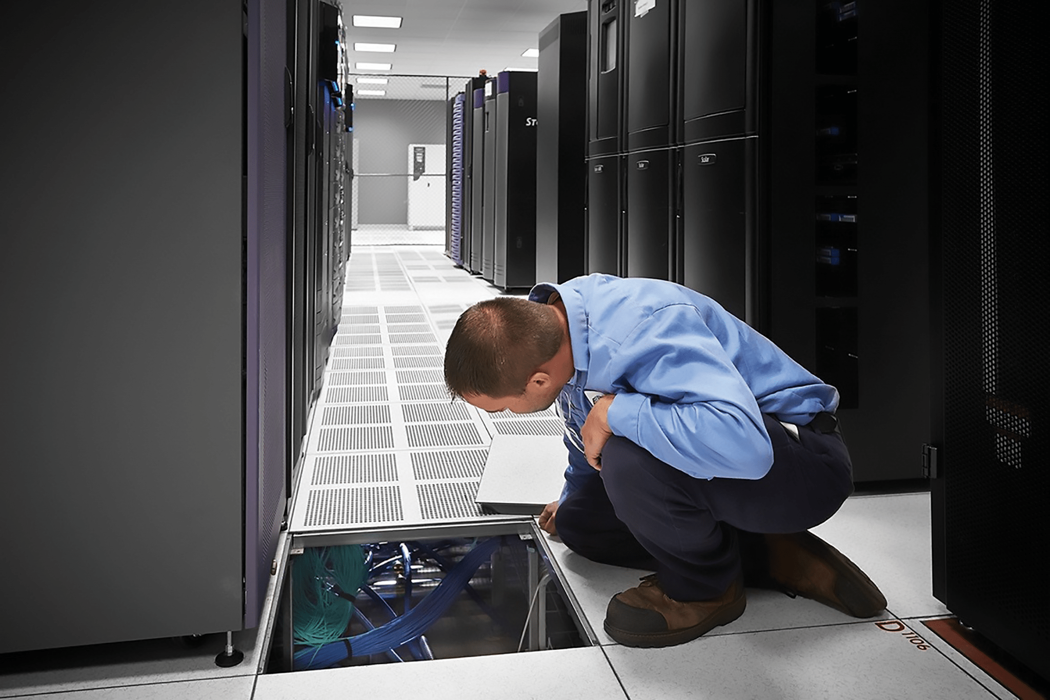 cable management data center visual