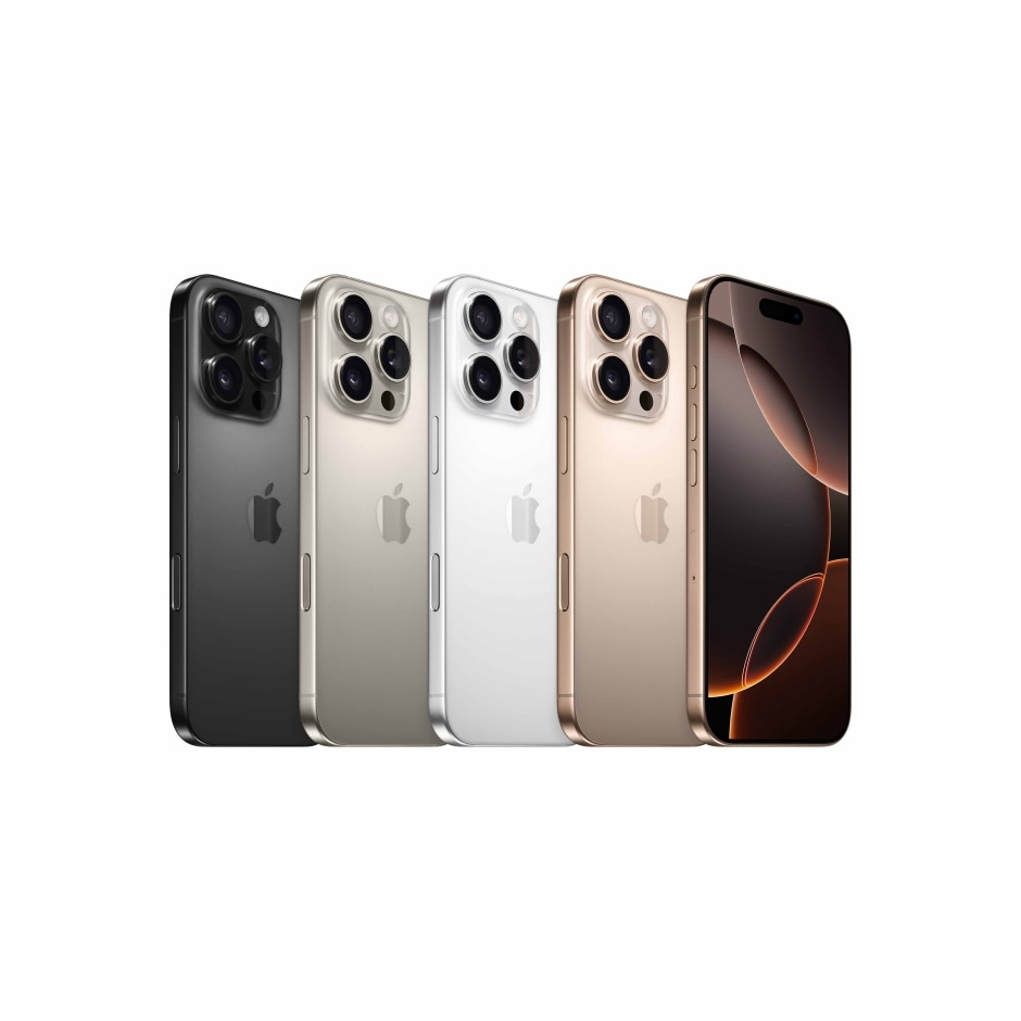 cores iphone 16 pro max