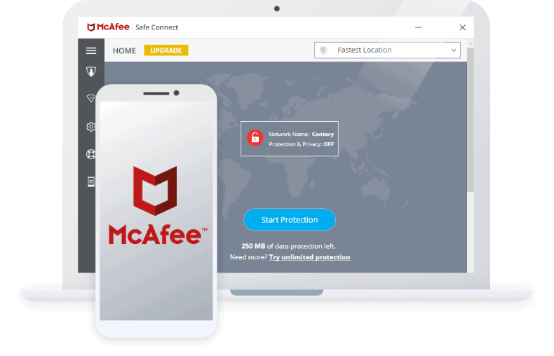 mcafee safe connect descontinuado
