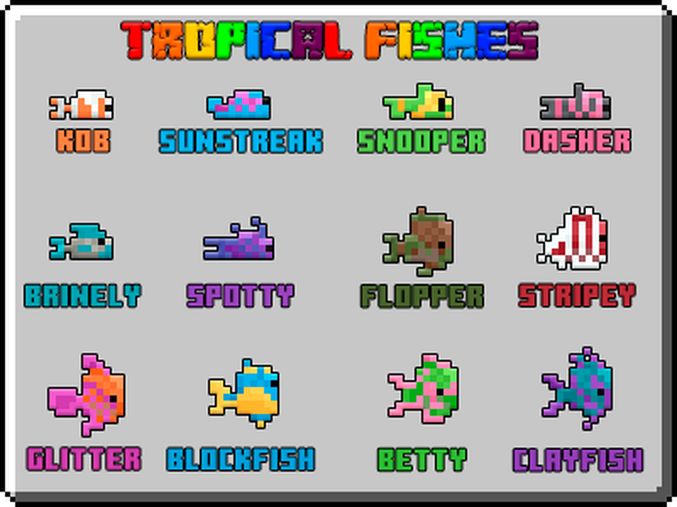peixe tropical minecraft como pegar
