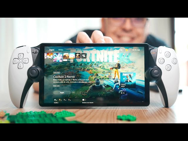 jogar PS5 longe da TV