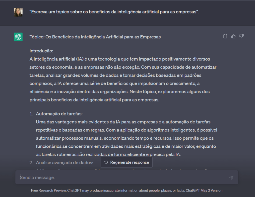 ChatGPT para edição de fotos profissionais