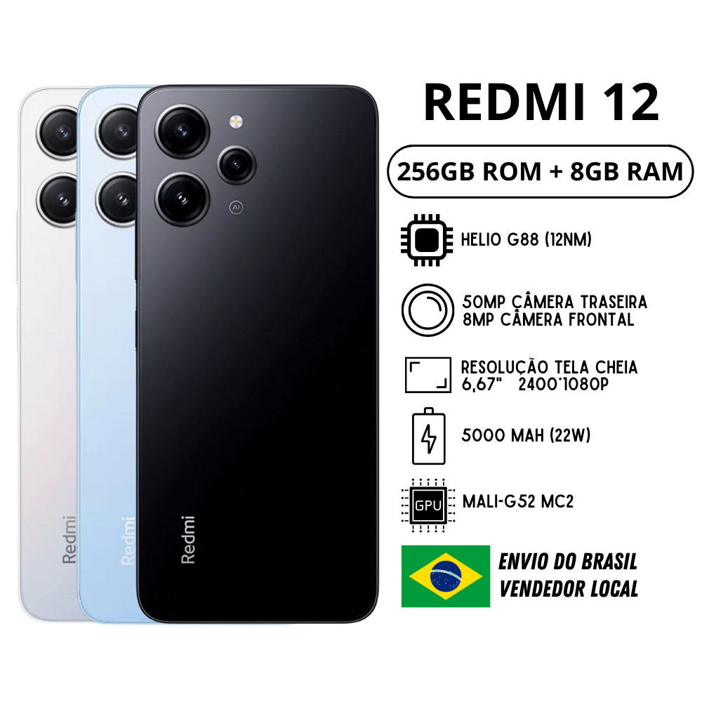 Redmi 12 ficha técnica completa