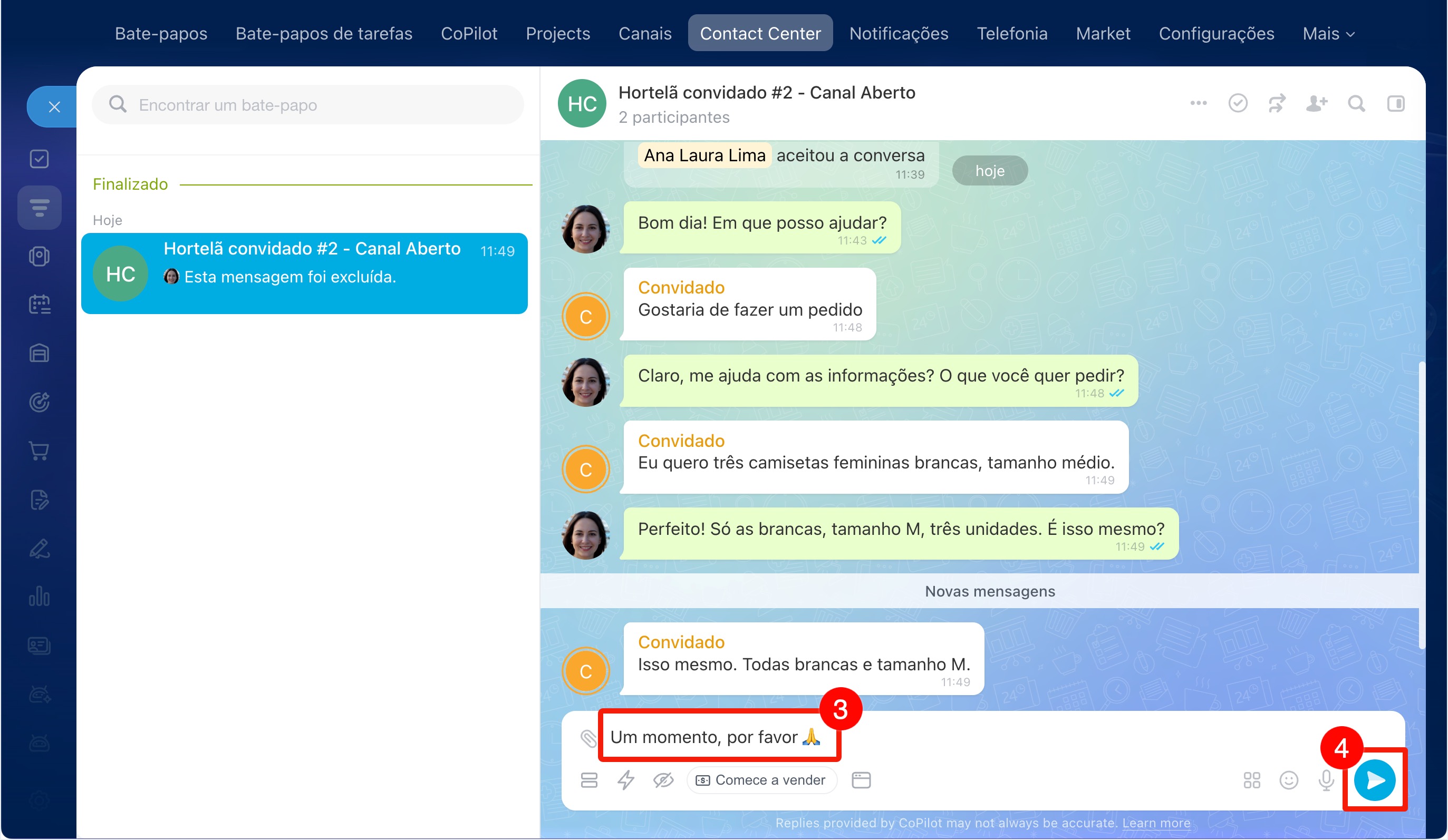 o que são respostas predefinidas