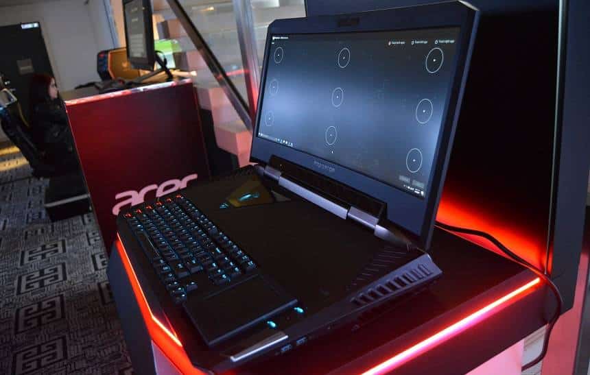 setup com notebook ergonômico