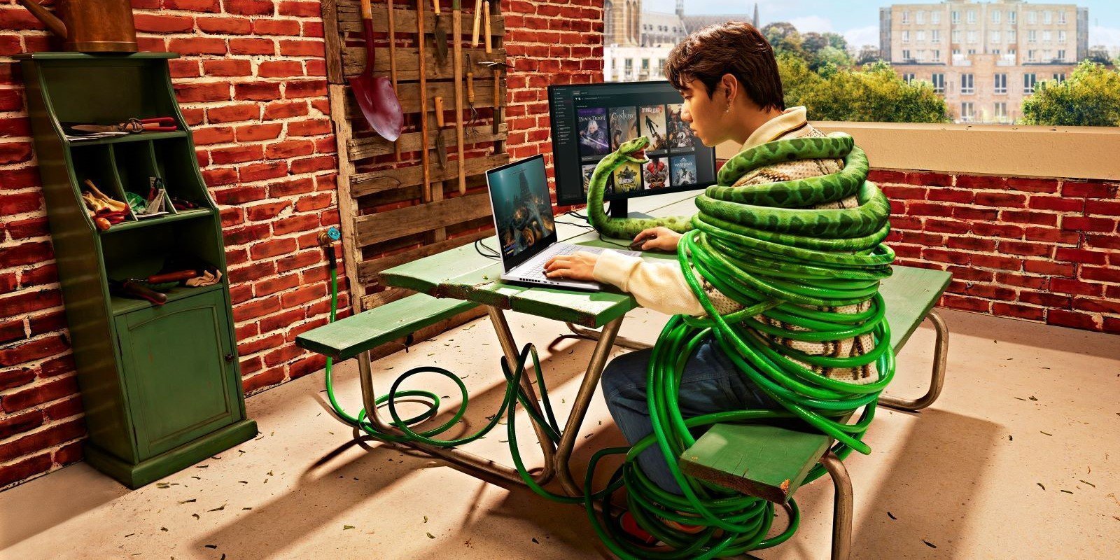 acessórios para setup de notebook