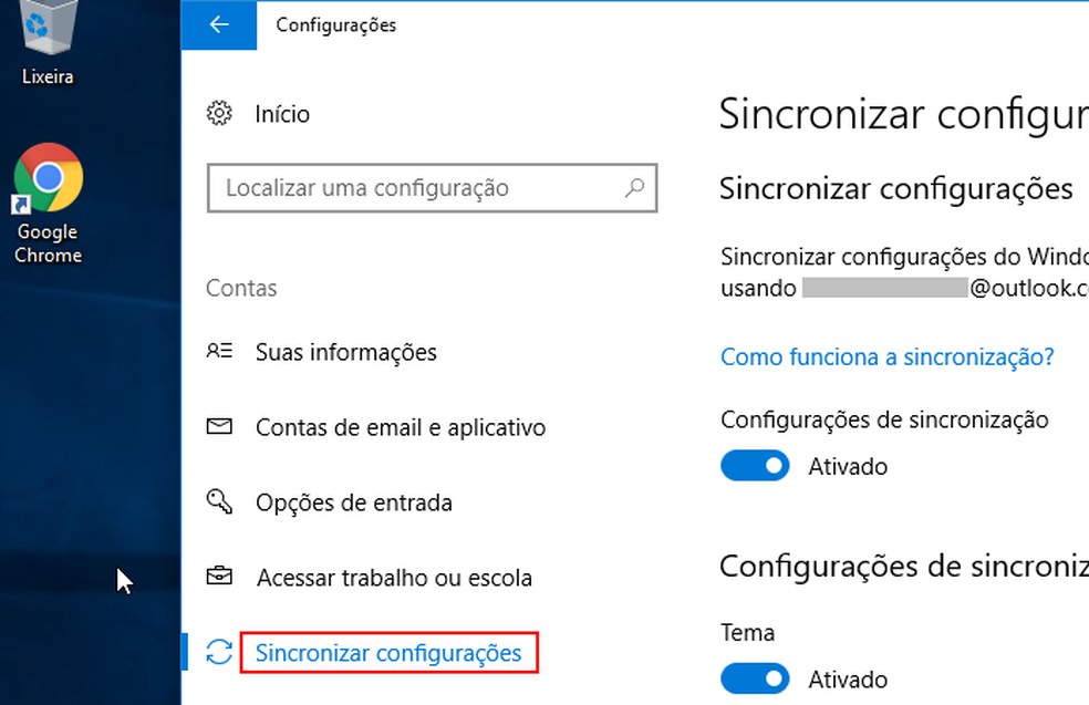 sincronizar celular e computador
