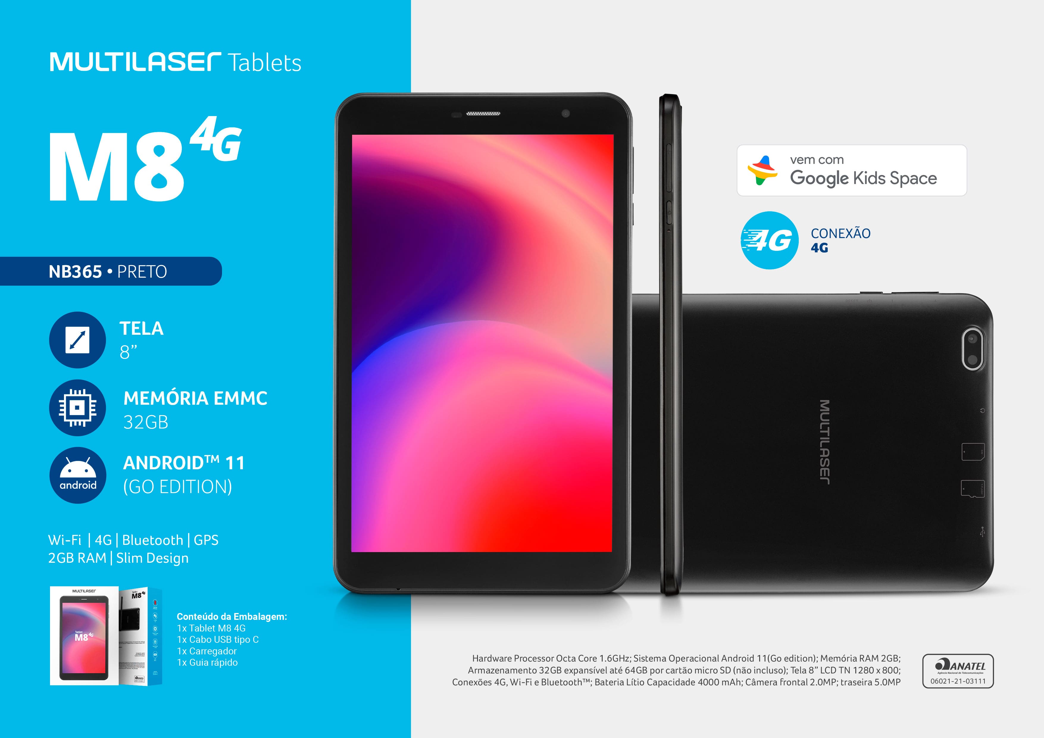 Tablet M8 Android 13