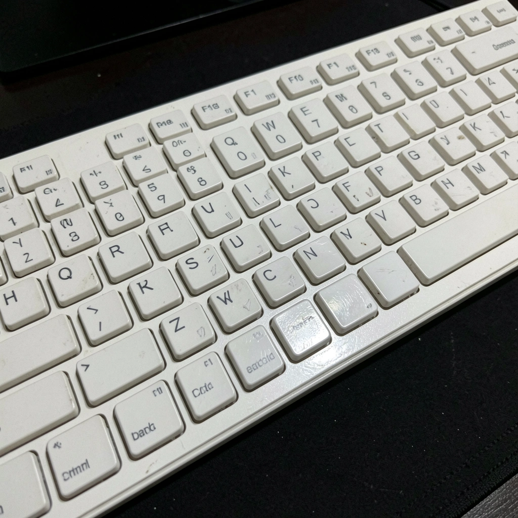 Diagrama de sinal de teclado conectado à CPU, com setas indicando o fluxo de dados.