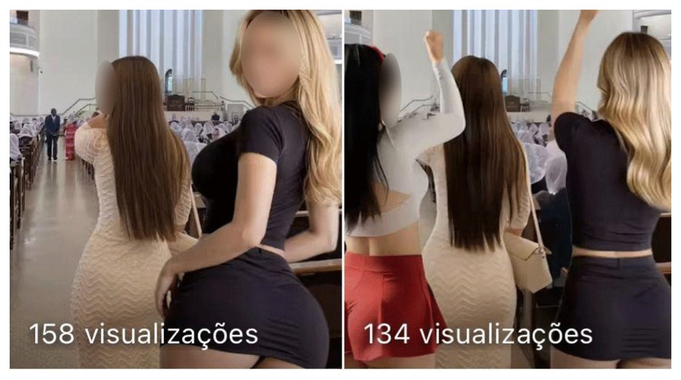 Vídeos gerados por IA